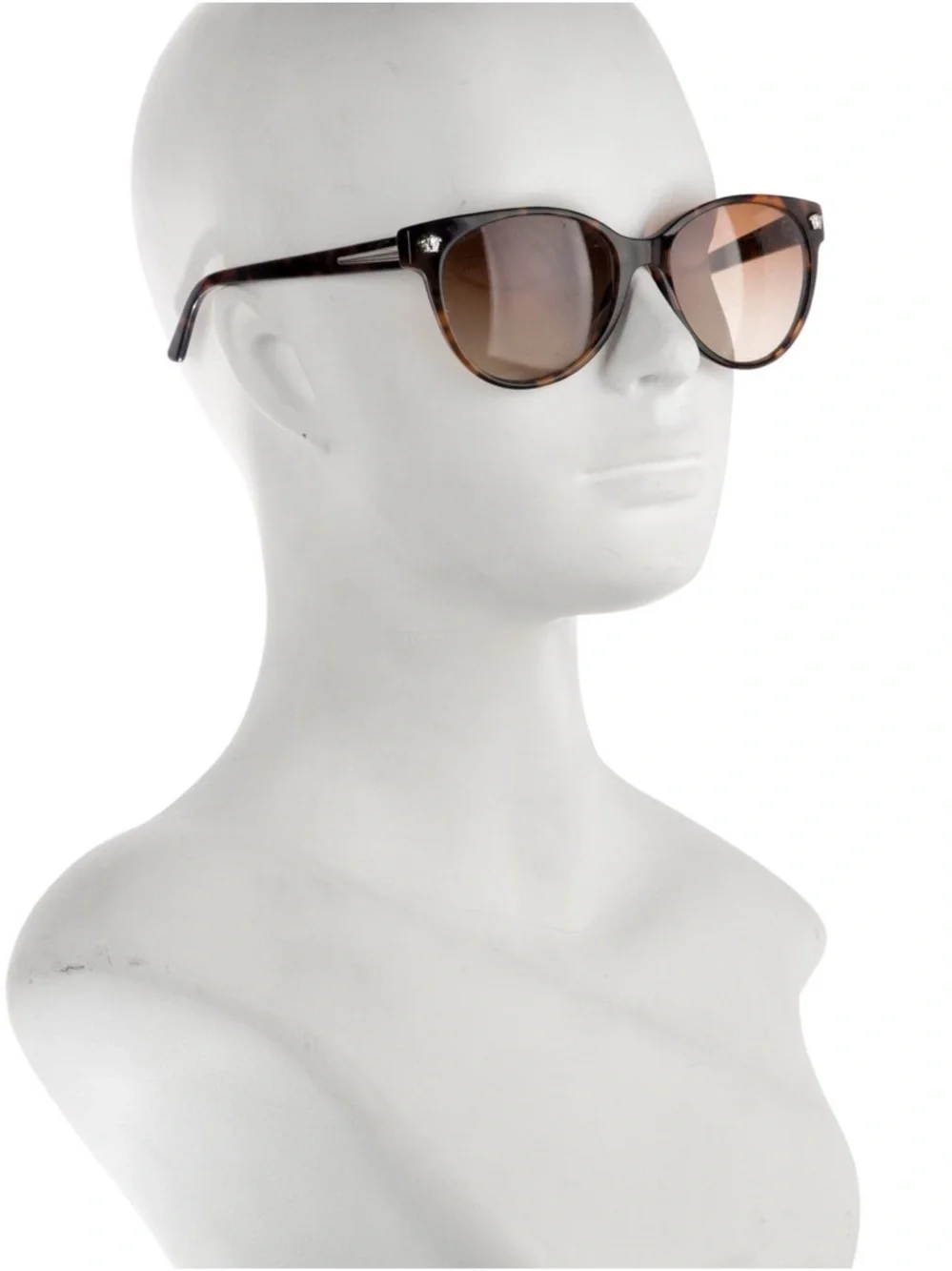 Versace Women's Tortoiseshell Sunglasses with Brown Gradient Lenses - Picture 1 of 8